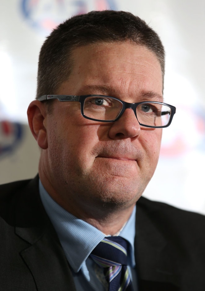 AFL 2015 Media - Illicit Drugs Policy Press Conference AFLPA CEO Paul Marsh says talk of a player strike is far-fetched - ${keywords}